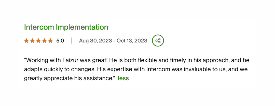Upwork Review 5